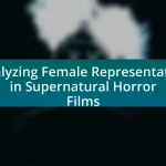 Analyzing Female Representation in Supernatural Horror Films