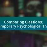 Comparing Classic vs. Contemporary Psychological Thrillers