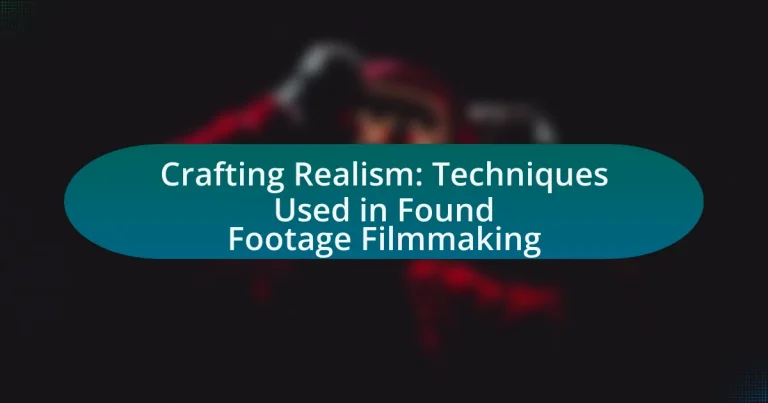 Crafting Realism: Techniques Used in Found Footage Filmmaking