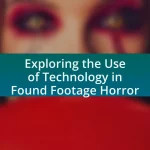 Exploring the Use of Technology in Found Footage Horror