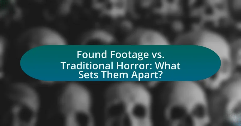 Found Footage vs. Traditional Horror: What Sets Them Apart?