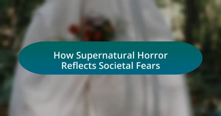 How Supernatural Horror Reflects Societal Fears