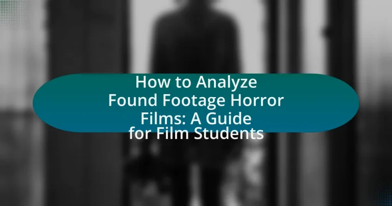 How to Analyze Found Footage Horror Films: A Guide for Film Students