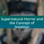 Supernatural Horror and the Concept of Isolation