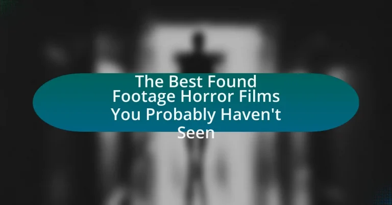 The Best Found Footage Horror Films You Probably Haven’t Seen