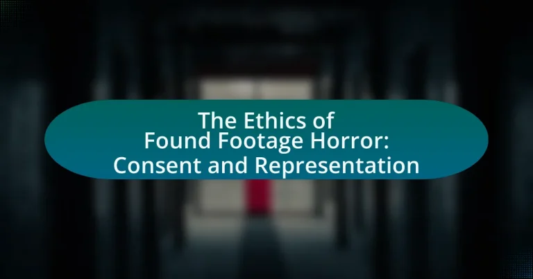 The Ethics of Found Footage Horror: Consent and Representation