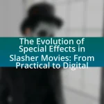 The Evolution of Special Effects in Slasher Movies: From Practical to Digital