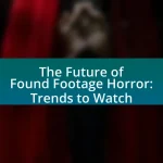 The Future of Found Footage Horror: Trends to Watch