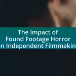 The Impact of Found Footage Horror on Independent Filmmaking
