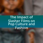 The Impact of Slasher Films on Pop Culture and Fashion