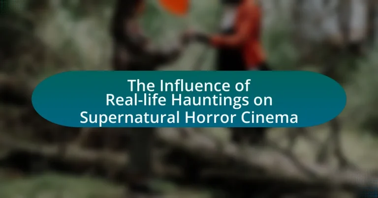 The Influence of Real-life Hauntings on Supernatural Horror Cinema