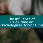 The Influence of True Crime on Psychological Horror Films
