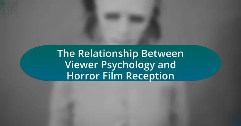 The Relationship Between Viewer Psychology and Horror Film Reception