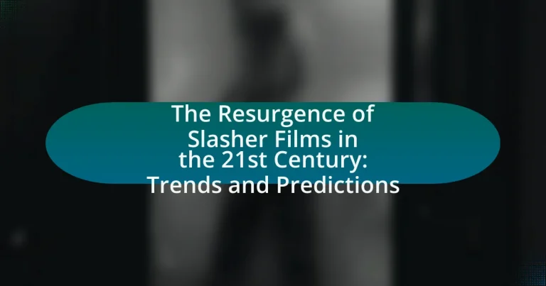 The Resurgence of Slasher Films in the 21st Century: Trends and Predictions