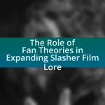 The Role of Fan Theories in Expanding Slasher Film Lore