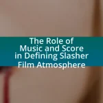 The Role of Music and Score in Defining Slasher Film Atmosphere