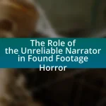 The Role of the Unreliable Narrator in Found Footage Horror