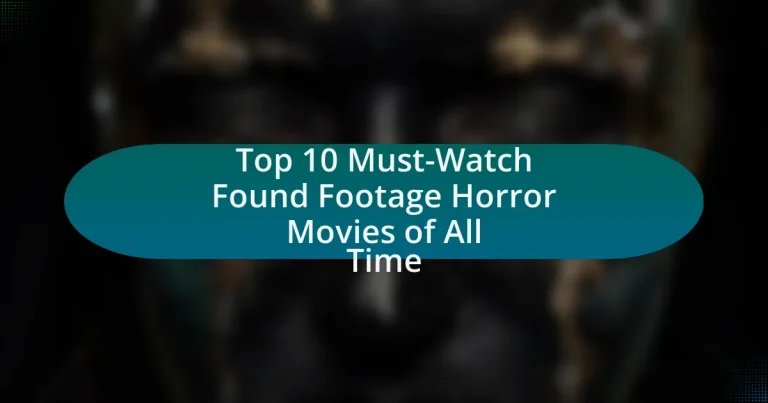 Top 10 Must-Watch Found Footage Horror Movies of All Time