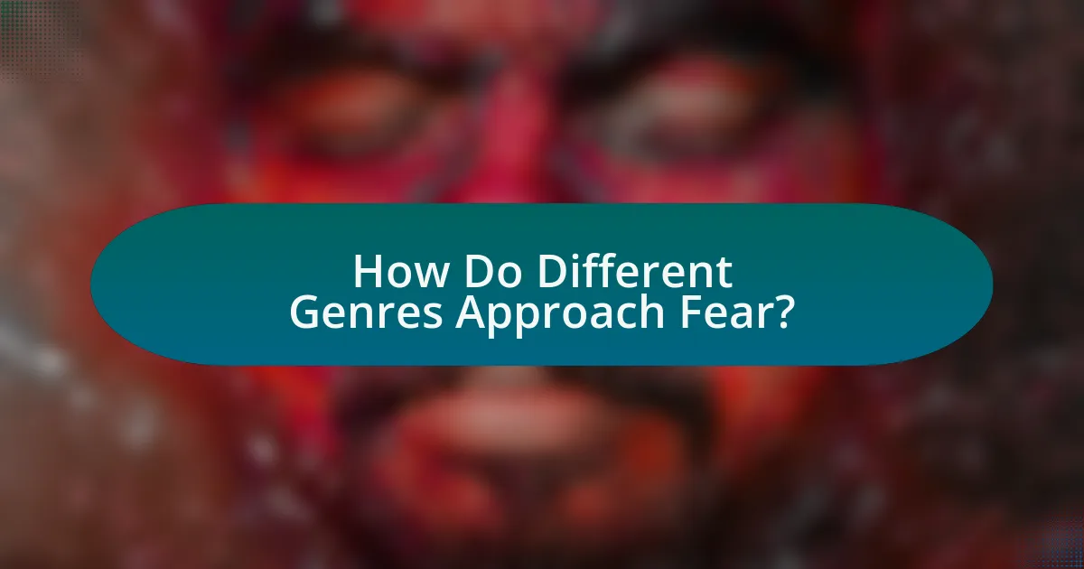 How Do Different Genres Approach Fear?