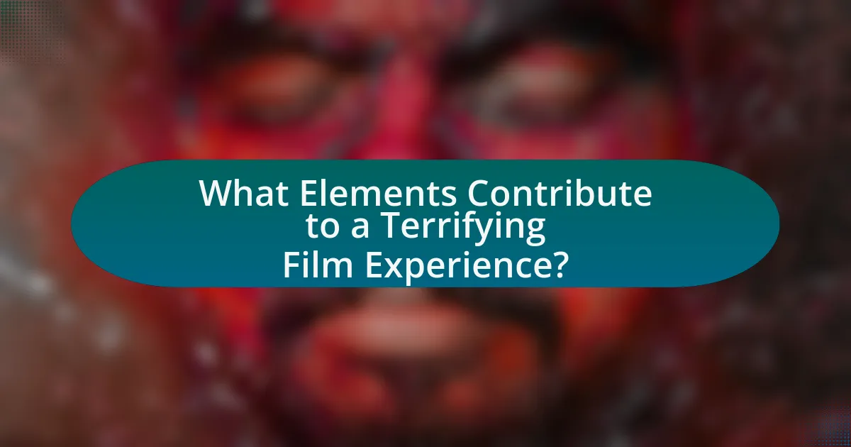 What Elements Contribute to a Terrifying Film Experience?