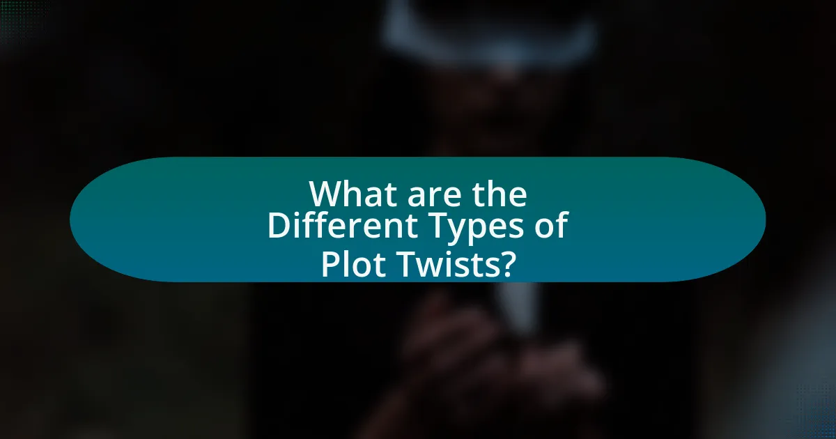 What are the Different Types of Plot Twists?