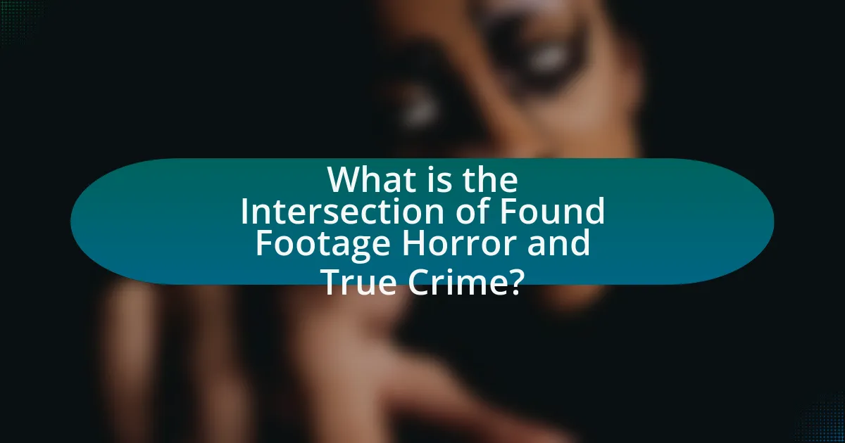 What is the Intersection of Found Footage Horror and True Crime?